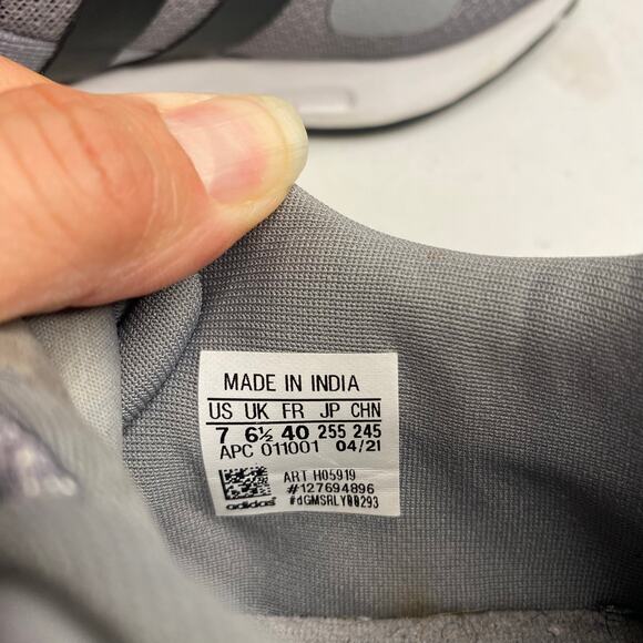 Adidas Athletic Shoes Mens Originals Multix Sneaker Grey Black Size 7 Boys - Picture 12 of 13